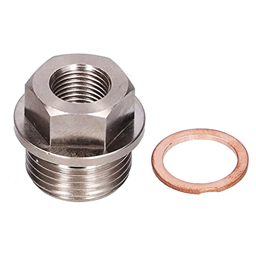 Sensoradapter, M18 X 1,5 auf 1/8 NPT-Gewinde, Abgastemperatursensor-Fitting mit Dichtung, Eisen-galvanisierter -Sensoradapter