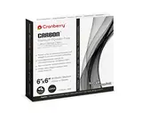 Cranberry USA CR8266 Carbon Dental Dam Latex, puderfrei, Minzduft, 6x6, schwarz (36 Stück)