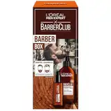 L'Oréal Men Expert Bartpflege-Set für Männer, Geschenkset mit Bartshampoo und Bartöl, Geschenke für Herren mit Zedernholzöl und holzigem Duft, Barber Club, 1 x 200 ml, 1 x 30 ml