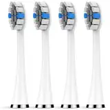 Lächen Ersatzbürstenkopf, Standard Aufsteckbürsten Passend für alle elektrischen Zahnbürsten von Lächen, S131 Weiß, 4 Stück