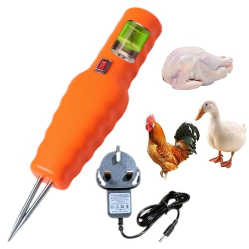 DAGESVGI Handheld Chicken Plucker, Elektrischer Geflügelzupfer, Tragbare Federzupfmaschine, Wiederaufladbare Schnelle Feder für Huhn, Ente, Gans, Vogel, Truthahn