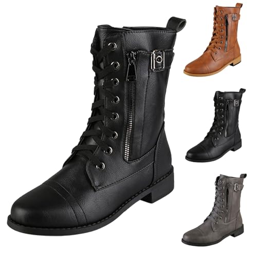 Generisch meine bestellungen anzeigen Winterstiefel Damen Herren Reißverschluss Trendy Vintage Kurze Reitstiefel Unisex Flach Rutschfeste meine bestellungen anzeigen 1 euro artikel