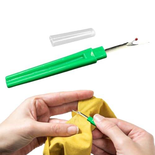 Nahttrenner - Stickgarn Trennung & Fadenlösen,2-in-1 Ergonomischer Schneiderwerkzeug für Quiltanfänger, Heimgebrauch & Reisen
