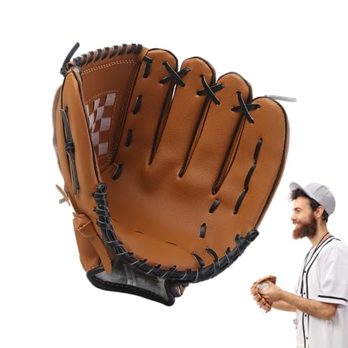 Baseball Handschuhe Batting Gloves, PU-Leder Erwachsenen Baseball Training Wettbewerb Handschuh, Softball-Handschuhe Für Kinder, Teenager
