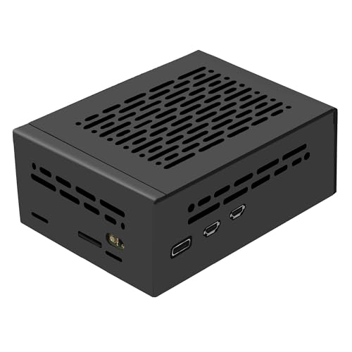 Geekworm P580-V2 Case | Support Raspberry Pi 5 & X1005 / X1002 PCIe to M2 NVMe SSD Base & Active Cooler