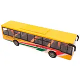 ZaMoux Bus Spielzeugauto, Bus Spielzeug, Vielseitig einsetzbar, Bus Automodell, Spielzeug Bus für Kinder Geschenk Spielzeug Autobus - Gelb