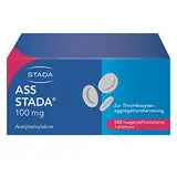 ASS STADA 100 mg magensaftresistente Tabletten - mit dem Wirkstoff Acetylsalicylsäure - 1 x 100 Tabletten