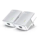 TP-Link Powerline Adapter Set TL-PA4010 KIT(600Mbit/s, 100Mbit/s-Ethernet-LAN, Plug&Play, Kompatibel mit allen HomePlug AV/AV2 Powerline Adaptern, schnelle Datenübertragung über die Stromleitung)