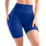 Sanpetix Radlerhose Damen, Kurze Leggings Blickdicht für Damen Marineblau 1 Pack SM