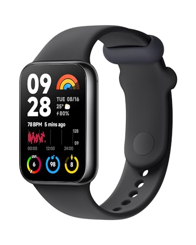 Xiaomi Smart Band 8 Pro Fitness-Tracker, 1,74" AMOLED Display, bis 20 Tage Akku, 5ATM, SpO2 Tracking, Schlaf-und Pulsüberwachung, 150+ Trainings Modi, Schrittzähler, Schwarz