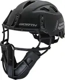 Worth LEGIT Slowpitch Softball Pitcher's Mask | Schwarz