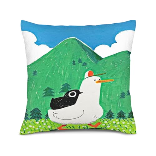 3D Cartoon Animation Kissenbezug 40×40 Kissenhülle Haus Dekorativ Für Jungen Mädchen Wohnzimmer Schlafzimmer Sofa Stuhl Kissenbezüge Geburtstagsgeschenk Für Sofa Wohnzimmer Zuhause Dekoration