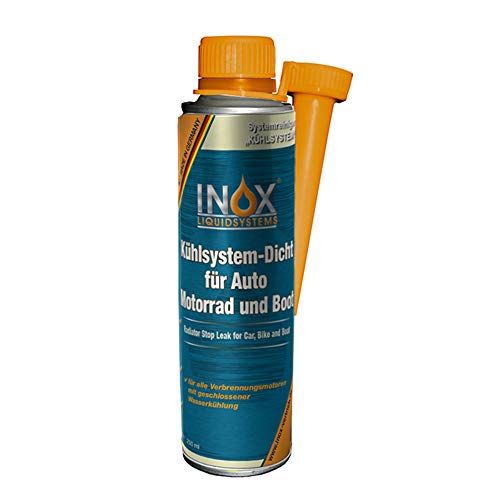 INOX® Kühlsystem Dicht Additiv Kühlsystempflege Aufbereitung, 250ml - Dichtmittel für Kühlsysteme für alle Verbrennungsmotoren mit Wasserkühlung geeignet (250ml)