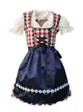 Alte Liebe Trachtenkleid 3tlg. Kinder Dirndl Mädchen Kleid Gr. 104,110,116,122,128,134,140,146,152