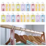 Kleiderschrank Aromatherapie, 18 Stück Duftsäckchen, Kleiderschrank Duft, Hanging Scent Tasche Garderobe Lufterfrischer, Lavendel, Jasmin, Lilie, Rose, Ozean, Zitrone für Closet, Schuhregal