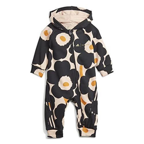 adidas Baby Girls I MM Marimekko Set, Halo Blush/Focus orange/Black, 1218