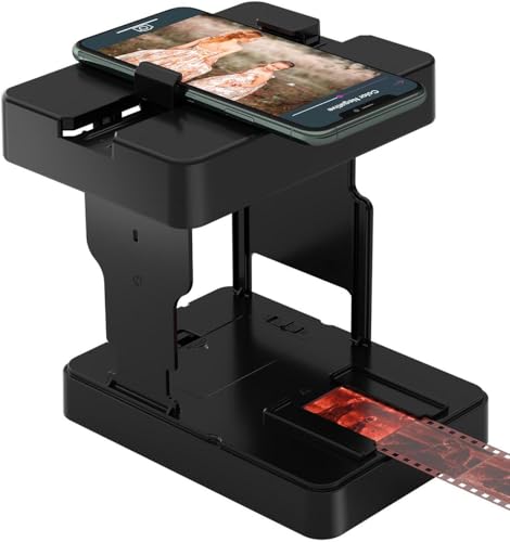 Mobile Film Scanner 35mm, Positiv- und Negativ-Diascanner, Dias und Negative zu Hause mit dem eigenen Smartphone digitalisieren, Dias selbst digitalisieren