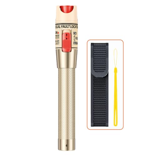 50 mW Glasfaserstift, Kabeltester FTTH, 50 km, mit Standard-Schnittstelle von 2,5 mm für die Glasfasertechnik, visuelle Fehlerfinder