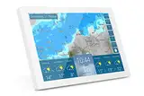 wetteronline home - WLAN-Wetterstation - WetterRadar fürs Zuhause: einfache Bedienung, Farbdisplay, RegenRadar, Wettervorhersage & UnwetterWarnung, Weiß, LCD