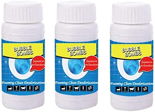 Rohrbagger Deodorant, Küchentoilette Sprudelbomben Schnellschäumend Sauberes Pulver Waschbecken & Dredging Agent Reiniger ablassen (3)