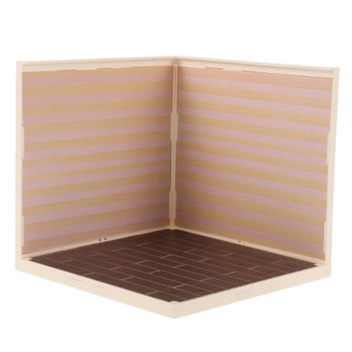 Milisten Puppenhausmodell Kleine Fenster Im Szenenstil Winzige Dekorationen Mikro Puppenhausschmuck Miniatur Zubehör Einrichtungshäuser Wand Requisite DIY Puppenhauszubehör