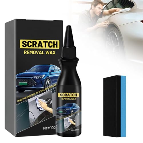 PROFESSIONELLER Auto Kratzerentferner (2025) - Schnelle Tiefenreparatur & Antikratz-Schutzcreme | Effektive Politur für Lackkratzer | Ideal für alle Autolacke | Einfache Anwendung mit Mikrofaser (1)