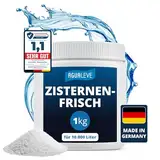 AGUALEVE® Zisternenfrisch 1kg *NEU* | hält Regenwasser frisch & rein, zum Gießen geeignet | für alle Zisternen & Regenwassertonnen geeignet | Made in Germany | für 10.000 Liter Regenwasser | Note 1,1