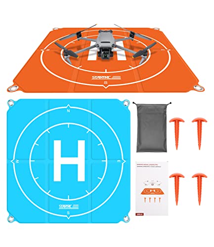 JOFLVA Drohnen Landeplatz, Wasserdichte Tragbare Universal Landung Pads Faltbar für DJI Mini 3 Pro/Avata Pro/Mini 2/Mavic 3/Air 2/Air 2S