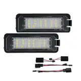 Bynome Led Kennzeichenbeleuchtung Glühbirnen CanBus Fehlerfrei Nummernschildbeleuchtung SMD für VW Golf 4 5 6 MK4 MK5 MK6 Passat Polo CC Eos Scirocco