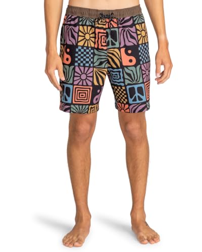 Billabong Wasted Times Layback 18.5" - Swim Shorts for Men - Schwimmshorts - Männer - L - Multi