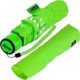 iX-brella Mini Kinderschirm Safety Reflex extra leicht - neon grün