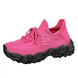 Générique Sicherheitsschuhe für Damen, Stahlkappe, rutschfest, leicht, atmungsaktiv, Arbeitsschuhe, Damen, für den täglichen Gebrauch, Rosa, 40 EU