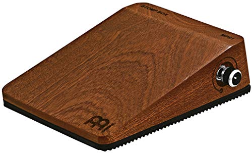 Meinl Percussion Analog Stomp Box - Analoges Pedal - Stampf Soundeffekt - Mit Ausgangsbuchse - Mahagoni, Braun (MPS1)