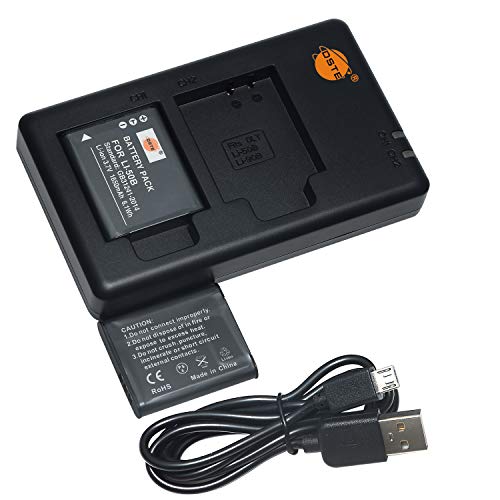 (2 Stück) D-LI92 Ersatzakku und Micro USB Ladegerät Kompatibel für Olympus LI-50B Ricoh Pentax Optio I-10, RZ10, RZ18, WG-1, WG-1 GPS, WG-2, WG-2 GPS, WG-3, WG-3 GPS, WG-4, WG-4 GPS, WG-10, X70