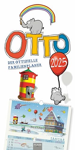 Otto 2025 - Otto Waalkes & Ottifanten: Der ottizielle Familienplaner Familienkalender Wandkalender