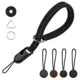 SREBIWO Kamera Handschlaufe mit 5 Schnellverschluss Camera Wrist Strap Verstellbarer Kameragurt für Handgelenke Ultraleichtes Gewicht Paracord Kamera Band Handgelenkschlaufe