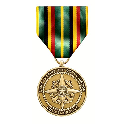 MEDALS OF AMERICA EST. 1976 Gedenkmedaille mit Marine- und Marine-Einheit, Bronze, Einheitsgröße