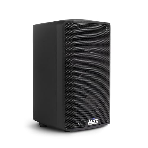 ALTO TX408 350W 8-Zoll Aktiver PA Anlage mit Bluetooth, 2-Kanal Mixer, Line-Pegel für Mobile DJs und Musiker, für Kleine Clubs, Proben und Events