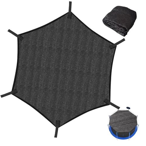 Trampolin Sonnenschutz Sonnensegel, 244cm Outdoor Trampolin Sonnenschutz, Trampolin Überdachung Sonnenschutz, Trampolin Sonnenschutz Abdeckung, Trampolin Sonnenschutz, für 6/8 Stangen Trampolin