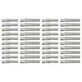 CWOQOCW Solar Steckverbinder Pin Set 20 Paar männlich weiblich Terminals Metallkern für Solarpanel Kabel IP65 Wasserdicht Hohe Stromkapazität 30A 1000V