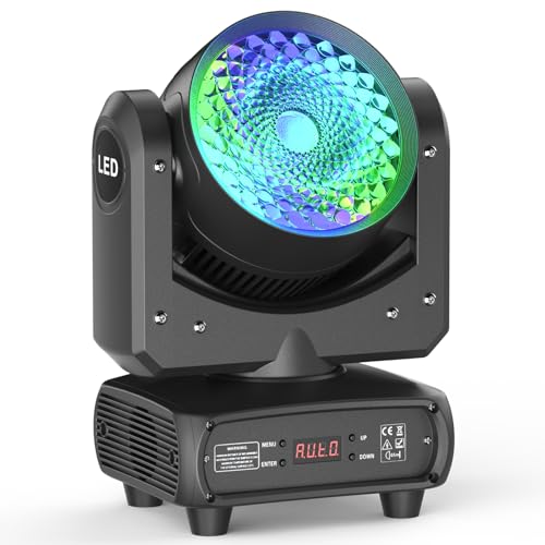 150W LED Moving Head Wash RGBW Beam Bühnenlicht Effekt Party Lichter Scheinwerfern DJ Lichter für Weihnachten Disco Tanzfläche Bar Bühnentechnik