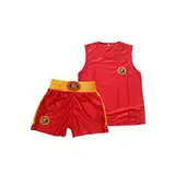 Inlefen Kinder Sanda Kleidung Jungen & Mädchen Erwachsene Boxen Set Boxing Shorts Muay Thai Kleidung Kampfsporttraining tragen Sportbekleidung
