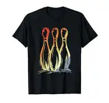 Bowling Line Art Vintage Look Bowlingsport T-Shirt