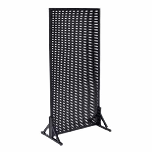 Metallständer mit 20 Haken für Einzelhandel, Handwerk, Messen, Boutique, Merchandise-Regal, vielseitiger Präsentationshalter für Geschäfte und Zubehör (schwarz, 59,9 x 40,9 x 100,1 cm)