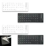 4 Stück Tastaturaufkleber Deutsch,Tastatur Aufkleber,Sticker,Keyboard,Deutsche,Tastaturabdeckung,Tastaturaufkleber Kit,Tastatur,Abdeckung,Universal,Tastaturaufkleber,für Laptop Notebook Tastaturen