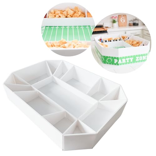 TEDORU Super Bowl Premium SNACKSTADIUM - XXL SNACKSTADION für Football Fans - Leicht aufzubauen und wiederverwendbar