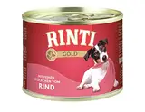 RINTI Gold Rind | Hunde Nassfutter | 12x185g | Für kleine Hunde | ohne Getreide | ohne Kohlenhydrate