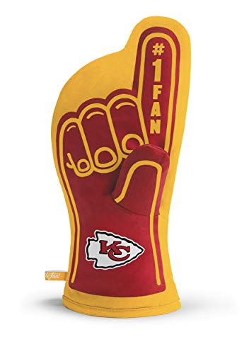 YouTheFan NFL Kansas City Chiefs NFL Kansas City ChiefsNFL #1 Ofenhandschuh, Rot, Maße: 33,7 x 16,5 cm