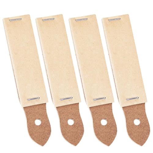 AutoPrevails 4 Stück Papierwischer zum Zeichnen Papierwischer Set für perfektes Polieren Feinschleifen Schärfpads Sandpapier Bleistiftspitzer Malerei Schleifpapier für Erwachsene (Geringe Größe)