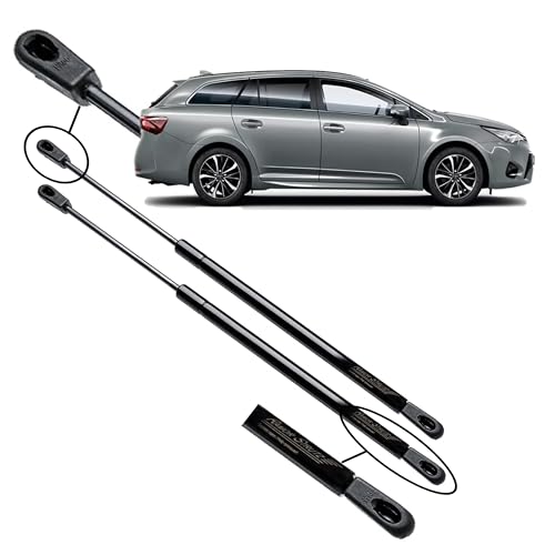 Ramor Strutz 2x Gasfeder Dämpfer Heckklappe Kompatibel mit Toyota Avensis Combi 2009-2018. Gasdruckfeder Heckklappendämpfer Ersatz für 6896005081 und Andere.